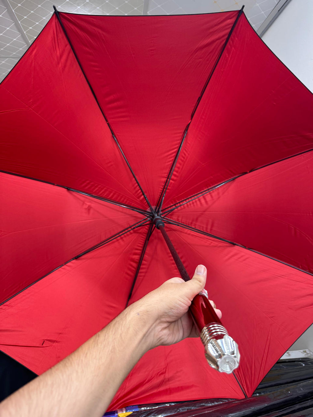 Original BMW Unbreakable Umbrella – Premium Parachute & Fiber Build |Full large size