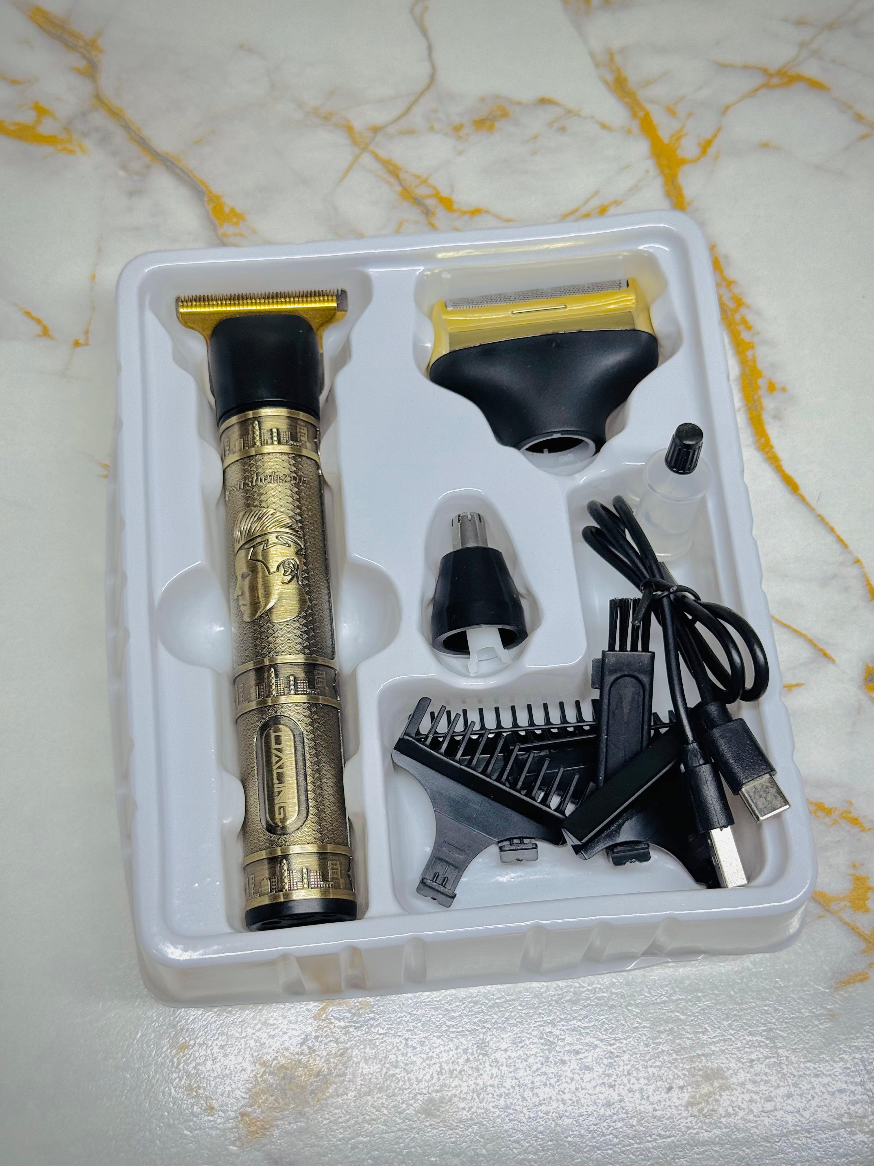 Daling  3-in-1 Grooming Kit – Rechargeable Clipper + Trimmer| AwamiImport.com